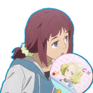 👀 5234a3dc C:K anime, cartoon, woman, girl, characters, animation telegram sticker