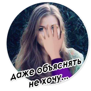 🤦‍♀️ b0b4fc76 Даже объяснять не хочу... telegram sticker