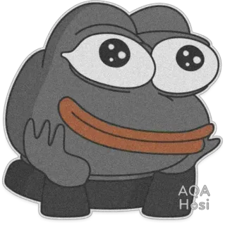 🙄 aa4f56f0 Pepe the Frog ミーム, ペペザフロッグ, ネットミーム, カエル, 絵文字 telegram sticker