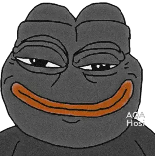 🙂 ba809e98 Pepe the Frog ペペ, カエル, ミーム, ネットミーム, ドヤ顔 telegram sticker