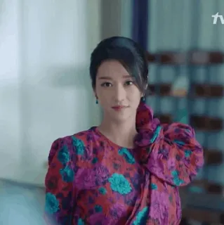 🕊 e3da27d4 donna, vestito, moda, coreano, attrice telegram sticker