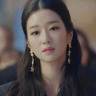 🕊 fee7b10b donna, ritratto, coreana, attrice, gioielli, viso telegram sticker