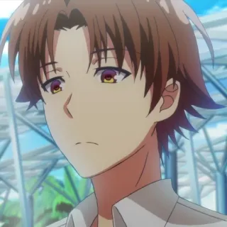 🤌 78b7e1b2 Ayanokoji Kiyotaka Classroom of the Elite 动漫, 实力至上主义教室, 绫小路, 清隆, 动漫角色 telegram sticker