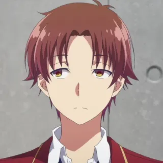 😶 f3d00c6d Ayanokoji Kiyotaka Classroom of the Elite 动漫, 欢迎来到实力至上主义的教室, 绫小路清隆, 角色 telegram sticker