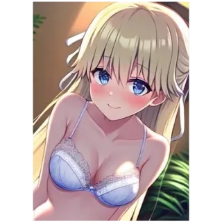 👍 fcd4752d Anime, Mädchen, Cartoon, Illustration, Charakter, Kunstwerk telegram sticker