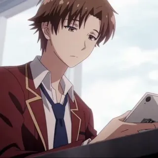 😕 024deea0 Ayanokoji Kiyotaka Classroom of the Elite Anime, Manga, Classroom of the Elite, Ayanokoji Kiyotaka, Schule, Charakter telegram sticker