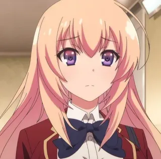 😕 baef48b4 Kei Karuizawa Classroom of the Elite Anime, Classroom of the Elite, Kei Karuizawa, Süß, Schuluniform telegram sticker