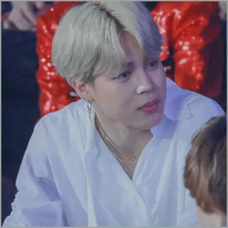 ⚪️ 91ff0314 Jimin jimin, kpop, zanger, idool, bts, persoon telegram sticker