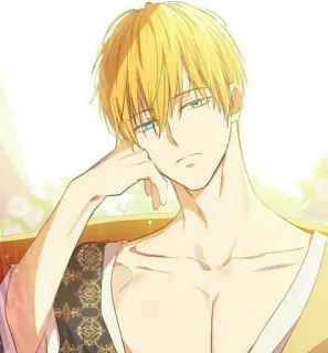 💙 57ab14d7 đàn ông, anime, chân dung, nam, nhân vật, nghệ thuật telegram sticker