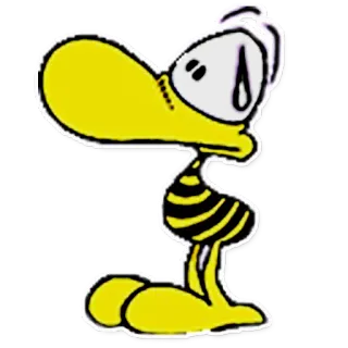 😓 3f53a058 Clementino Gaturro アニメ, 鳥, 黄色, クレメンティーノ, ガトゥーロ, キャラクター telegram sticker