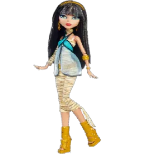 😑 285732c4 Cleo de Nile Monster High doll, monster high, cleo de nile, mummy, fashion doll whatsapp sticker