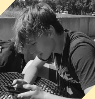 〽️ 7b720a2f @clicrf nastolatek, chłopak, osoba, portret, młodzież telegram sticker