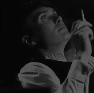 🌵 19430096 Palenie, Mężczyzna, Papieros, Czarno-białe, Portret whatsapp sticker