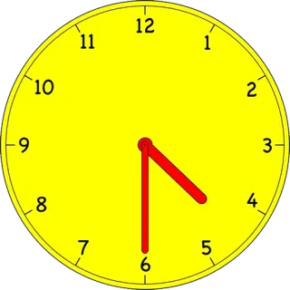 🕟 571b5cfd 時計, 時間, 時, 分, アナログ telegram sticker