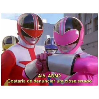 ⌚ 043102af Alô, ADM? 
Gostaria de denunciar um close errado パワーレンジャー, ミーム, 面白い telegram sticker