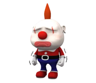 😒 a7641a25 ピエロ, 悲しい, 漫画, キャラクター, 絵文字 telegram sticker