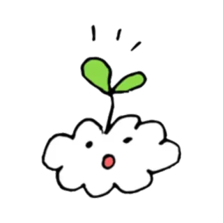 clouds telegram stickers