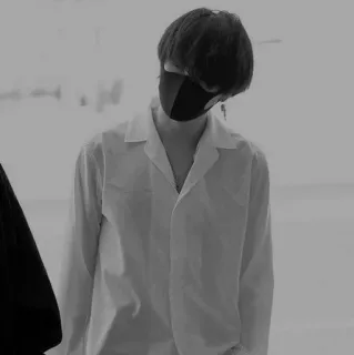 🃏 43c67a2f pessoa, máscara, camisa, casual, coreano telegram sticker