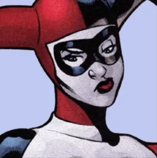 🦇 6d9806fc Harley Quinn Harley Quinn, DC Comics, character, comic book, villain, jester telegram sticker