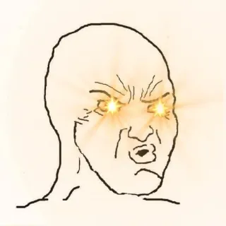 👀 893b3dc6 en colère, mème, rage, stressé, frustré whatsapp sticker