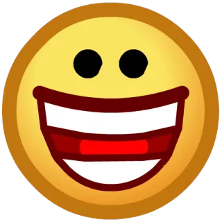 😄 48167961 Emoji, Lächeln, Glücklich, Gesicht telegram sticker