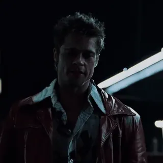 👉 9794d47b Tyler Durden Fight Club film, Fight Club, Brad Pitt, Tyler Durden, film kultus, kekerasan telegram sticker