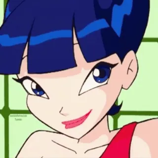 🙂 6f9bb2ec Musa Winx Club Мультфильм, Winx Club, Муза, Фея, Анимация, Подросток telegram sticker