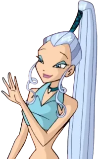 💅 939ae484 Icy Winx Club винкс клуб, айси, мультфильм, злодей, фея telegram sticker