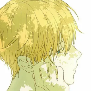 🌻 005ea1e4 애니메이션, 만화, 소년, 캐릭터, 미술, 일러스트 telegram sticker