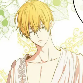 🌻 109f5514 애니메이션, 만화, 캐릭터, 남성, 인물 사진, 금발 telegram sticker
