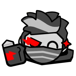 👍 947b2565 personnage, dessin animé, autocollant telegram sticker