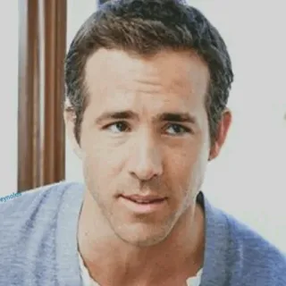 🔮 6aee9cbd Ryan Reynolds aktor, celebryta, portret, mężczyzna telegram sticker