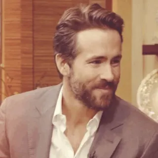 🔮 6c9b52b3 Ryan Reynolds aktor, celebryta, mężczyzna, portret telegram sticker