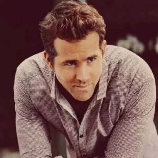 🔮 8a13143d Ryan Reynolds aktor, celebryta, portret, mężczyzna telegram sticker