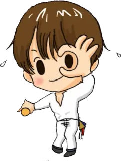 👌 0bd90469 cartone animato, personaggio, coreano, tradizione telegram sticker