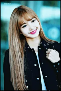 🐬 38c638a8 Lisa kpop, lisa, blackpink, sängerin, idol, frau, porträt whatsapp sticker