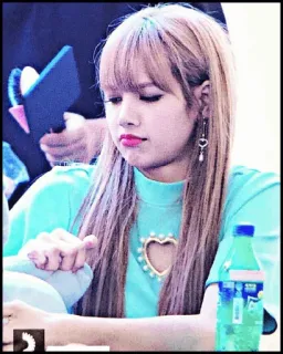 🐿 4f9fbf10 Lisa kpop, sänger, lisa, blackpink, promi, porträt, idol whatsapp sticker