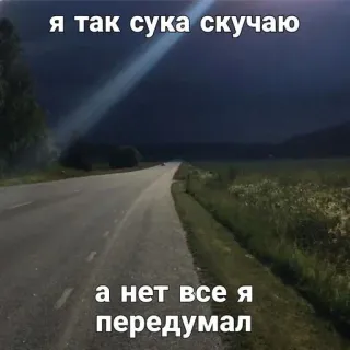 🌟 991e0b5a я так сука скучаю
а нет все я передумал weg, nacht, veld, russisch, scheldwoord, sticker telegram sticker