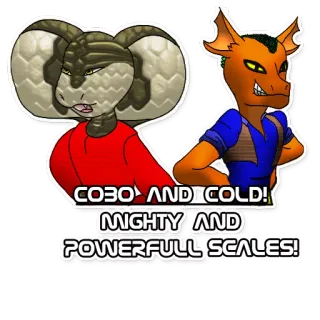 Cobo The Cobra whatsapp stickers