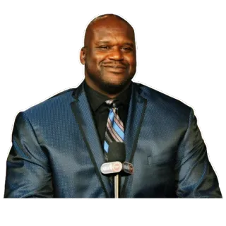 🙂 75f46324 Shaquille O'Neal 沙奎尔·奥尼尔, 沙克, 篮球运动员, 体育, NBA, 运动员, 名人 whatsapp sticker