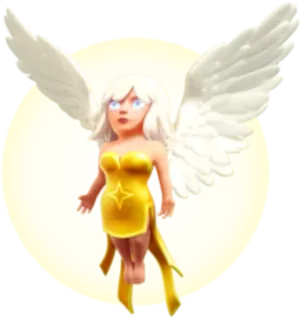 😇 1561dff5 engel, vleugels, cartoon, personage, vliegen telegram sticker