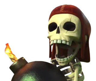 💣 b8fc326c skelet, bom, videogame, gaming telegram sticker