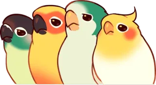 Coca Bird 1&2 ErA telegram stickers