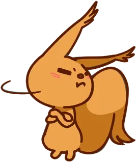 😒 4a18aea6 ardilla, dibujos animados, animal, lindo, peludo, mamífero telegram sticker