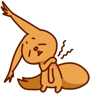 😫 f98e4843 animal, dibujos animados, lindo, adorable, feliz, ardilla telegram sticker
