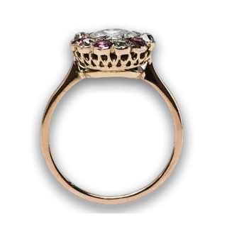 💍 5d3ad994 ring, sieraden, diamant, verlovingsring, goud, antiek telegram sticker