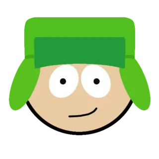 🌟 36677ed9 Kyle Broflovski South Park южный парк, кайл брафловски, мультфильм, персонаж whatsapp sticker