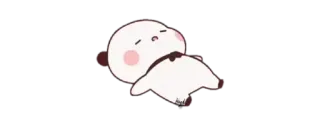 💈 0db333dd mignon, dormir, dessin animé, paresseux, relaxant telegram sticker