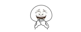 🎯 302694f1 Emoji, Rire, Meme, Drôle, Dessin animé, Émotion telegram sticker