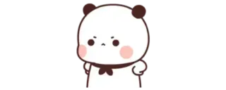 💈 3e39ffd2 mignon, panda, kawaii, adorable, autocollant, animal telegram sticker